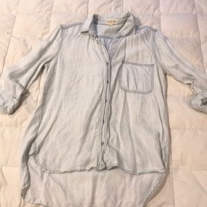 Anthropologie denim top. Size S